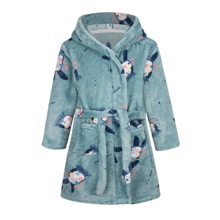 Miqool Kids Little Boys Girls Plush Bathrobe Toddler Soft Warm Fleece Hooded Robes Flannel Pajamas Dressing Gown Sleepwear Housecoat with Pockets
Miqool Kids Little Boys Girls Plush Bathrobe Toddler Soft Warm Fleece Hooded Robes Flannel Pajamas Dressing Gown Sleepwear Housecoat with Pockets