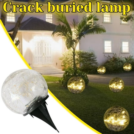 Christmas Clearance! SuoKom Led Solar Lawn Light Garden Decoration Buried Outdoor Glass Ball Cracked Light
Christmas Clearance! SuoKom Led Solar Lawn Light Garden Decoration Buried Outdoor Glass Ball Cracked Light