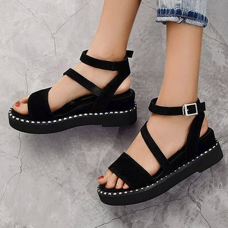 Fashion Womens Casual Shoes Breathable Thick Soled Wedges Leisure Sandals Note Please Buy One Or Two Sizes Larger
Fashion Womens Casual Shoes Breathable Thick Soled Wedges Leisure Sandals Note Please Buy One Or Two Sizes Larger