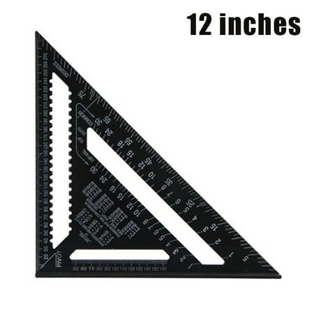 Metric Angle Ruler Aluminum Alloy Triangular Measuring Ruler Woodworking Square Angle Protractor 12inch
Metric Angle Ruler Aluminum Alloy Triangular Measuring Ruler Woodworking Square Angle Protractor 12inch