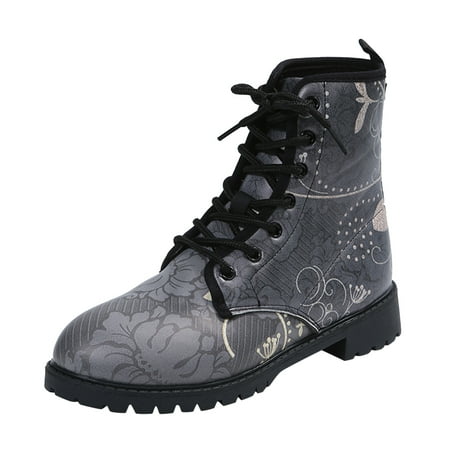 XINSHIDE Ladies Boots Fashion Floral Print Leather Boots British Style Lace Up Flat Heel Boots Shoes For Women
XINSHIDE Ladies Boots Fashion Floral Print Leather Boots British Style Lace Up Flat Heel Boots Shoes For Women