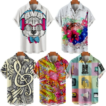 MLFU Plus Size Music and Arts Festival Button Down Short Sleeve Polo Shirts Regular Fit Relaxed-Fit Costume Sizes Kids-Adult Unisex
MLFU Plus Size Music and Arts Festival Button Down Short Sleeve Polo Shirts Regular Fit Relaxed-Fit Costume Sizes Kids-Adult Unisex