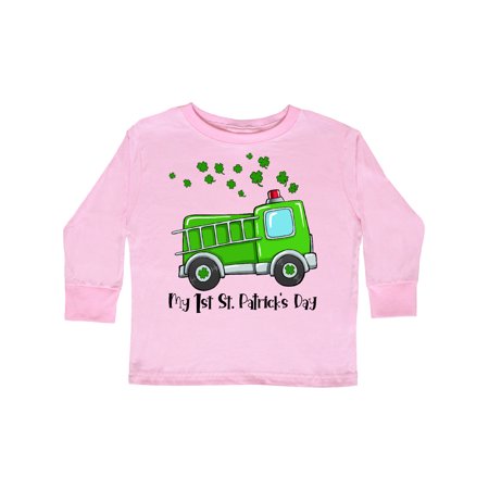 Inktastic My 1st St. Patrick s Day Green Fire Truck with Clovers Gift Toddler Boy or Toddler Girl Long Sleeve T-Shirt
Inktastic My 1st St. Patrick s Day Green Fire Truck with Clovers Gift Toddler Boy or Toddler Girl Long Sleeve T-Shirt