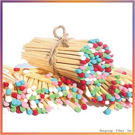 3.75 Rainbow Color Matches (200 Count) - Plus 2 Free Strikers!!! - Wholesale Bulk Wooden Safety Matches
3.75 Rainbow Color Matches (200 Count) - Plus 2 Free Strikers!!! - Wholesale Bulk Wooden Safety Matches