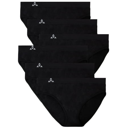 Balanced Tech Women s Seamless Bikini Panties 6-Pack Assorted