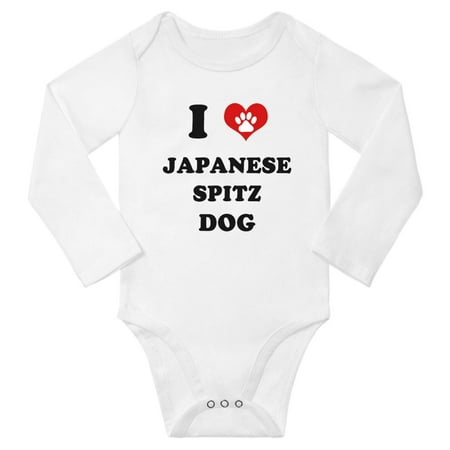 I Heart Japanese Spitz Dog Cute Baby Long Rompers Baby Long Clothes (White 6-12 Months)
I Heart Japanese Spitz Dog Cute Baby Long Rompers Baby Long Clothes (White 6-12 Months)