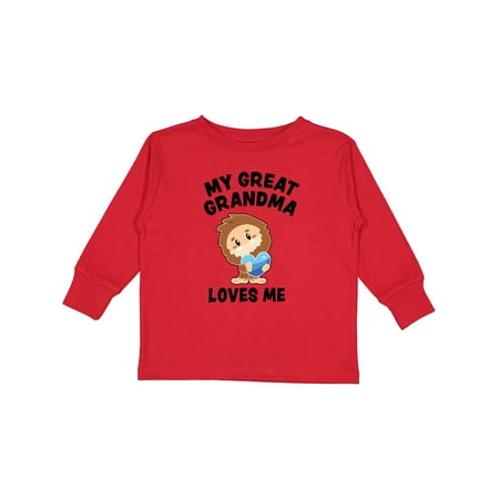 Inktastic Cute Bigfoot My Great Grandma Loves Me Gift Toddler Boy Girl Long Sleeve T-Shirt
Inktastic Cute Bigfoot My Great Grandma Loves Me Gift Toddler Boy Girl Long Sleeve T-Shirt