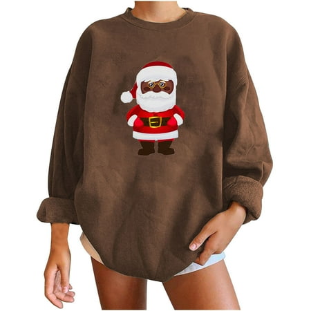 Bospose Christmas Vacation Shirt Winter Sweatshirt O-Neck Shirt For Women Long Sleeve Shirt Women Corset Top Velvet Shirt Brown Top Womens Tops Print Regular Hoods Sweatshirt Blouse 35642 Fashion Loos
Bospose Christmas Vacation Shirt Winter Sweatshirt O-Neck Shirt For Women Long Sleeve Shirt Women Corset Top Velvet Shirt Brown Top Womens Tops Print Regular Hoods Sweatshirt Blouse 35642 Fashion Loos