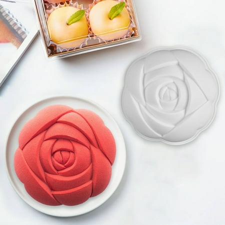 Xinhuadsh Cake Tray Mold Non-stick DIY No Deformation 3D Rose Flower Silicone Baking Pan Kitchen Supplies
Xinhuadsh Cake Tray Mold Non-stick DIY No Deformation 3D Rose Flower Silicone Baking Pan Kitchen Supplies
