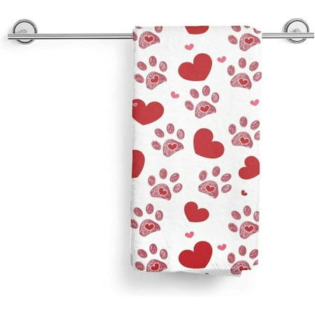 Valentine S Day Hearts And Dog Paw Print Kitchen Dish Towel Soft Highly Abs
Valentine S Day Hearts And Dog Paw Print Kitchen Dish Towel Soft Highly Abs