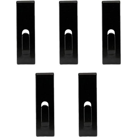 5 Black Gridwall Utility Hook Picture Hanger Grid Panel Notch Display