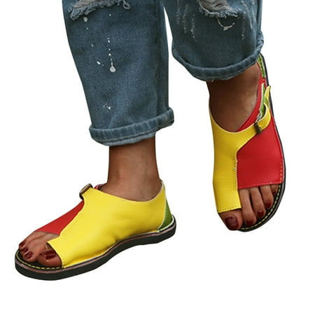 Aayomet Summer Slippers for Women Color Shoes Flat Bottom Ladies Sandals Summer Roman Retro Buckle-Strap Sandals Matching Red 8.5
Aayomet Summer Slippers for Women Color Shoes Flat Bottom Ladies Sandals Summer Roman Retro Buckle-Strap Sandals Matching Red 8.5