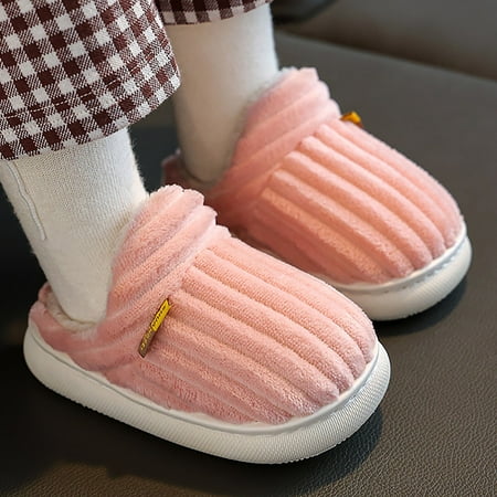 Gubotare Kids House Shoes Kids Winter Indoor Household Shoes Toddler Boys Girls with Non-Slip Rubber Sole (Pink 30)
Gubotare Kids House Shoes Kids Winter Indoor Household Shoes Toddler Boys Girls with Non-Slip Rubber Sole (Pink 30)