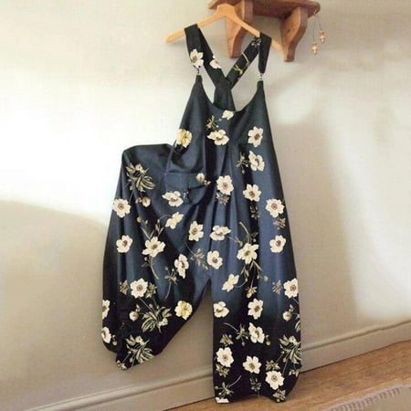 Quealent Plus Size Jumpsuits For Women Women Suspender Wide Leg Overall Boho Printed Casual Loose Jumpsuit Baggy Plus Sized Bib Navy S
Quealent Plus Size Jumpsuits For Women Women Suspender Wide Leg Overall Boho Printed Casual Loose Jumpsuit Baggy Plus Sized Bib Navy S