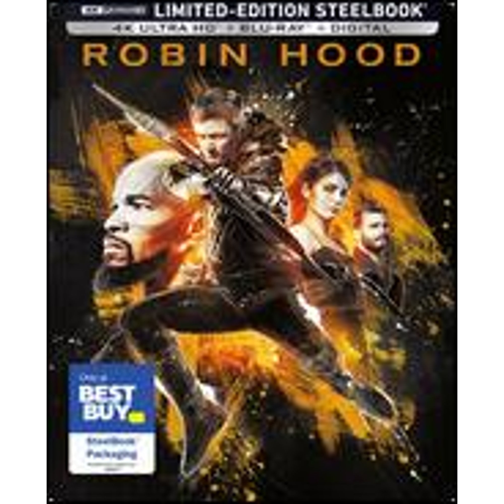 Robin Hood Only Best Buy SteelBook 4K Ultra HD Blu Ray Pre