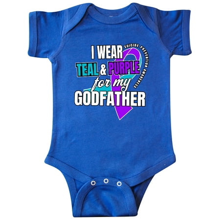 Inktastic Suicide Prevention I Wear Teal and Purple for My Godfather Gift Baby Boy or Baby Girl Bodysuit
Inktastic Suicide Prevention I Wear Teal and Purple for My Godfather Gift Baby Boy or Baby Girl Bodysuit