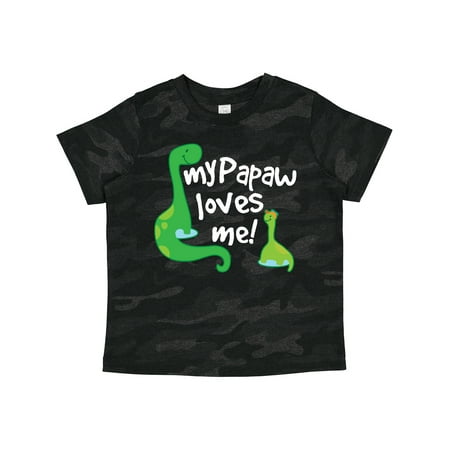 Inktastic My Papaw Grandpa Loves Me Dinosaur Gift Toddler Boy Girl T-Shirt 
Inktastic My Papaw Grandpa Loves Me Dinosaur Gift Toddler Boy Girl T-Shirt