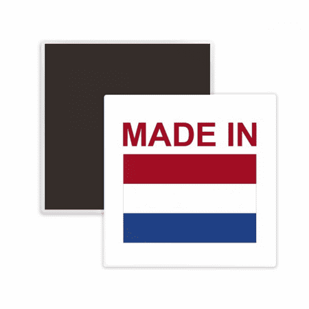 Netherlands Country Love Square Ceracs Fridge Magnet Keepsake Memento