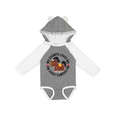 Inktastic My Gramps Loves Me Childs Horse Gift Baby Boy or Baby Girl Long Sleeve Bodysuit
Inktastic My Gramps Loves Me Childs Horse Gift Baby Boy or Baby Girl Long Sleeve Bodysuit