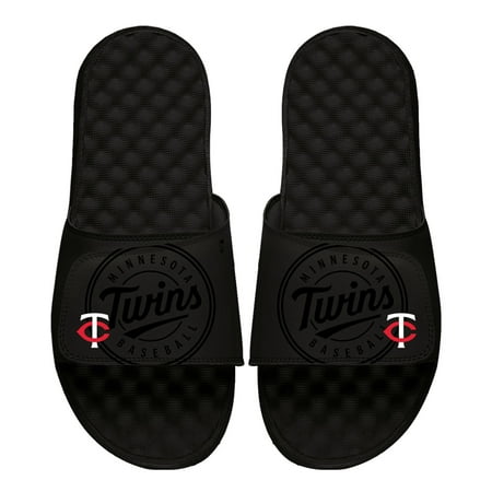 Minnesota Twins ISlide MLB Tonal Pop Slide Sandals - Black