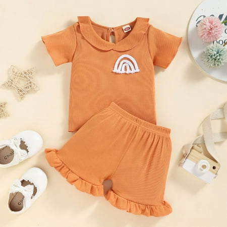 TOWED22 Toddler Outfits For Girls Toddler Baby Girl Shorts Set Watermelon Ruffle Sleeve Top + Denim Shorts Summer Clothes Outfits Orange
TOWED22 Toddler Outfits For Girls Toddler Baby Girl Shorts Set Watermelon Ruffle Sleeve Top + Denim Shorts Summer Clothes Outfits Orange