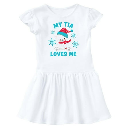 Inktastic Polar Bear My Tia Loves Me in Santa Hat with Snowflakes Gift Baby Girl Dress
Inktastic Polar Bear My Tia Loves Me in Santa Hat with Snowflakes Gift Baby Girl Dress
