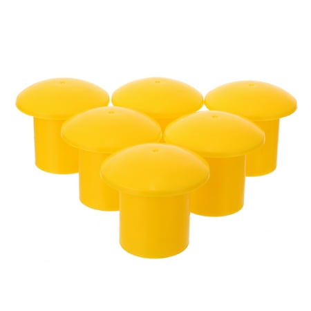 30pcs Rebar Safety Caps Plastic Rebar Mushroom Cover Rebar Protective Covers