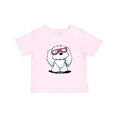 Inktastic Summertime Maltese Gift Toddler Boy or Toddler Girl T-Shirt