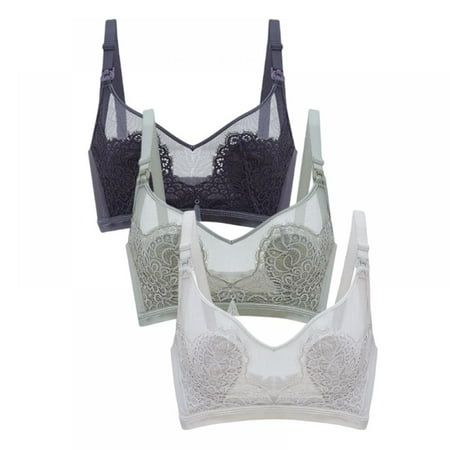 Women Sleeping Nursing Bra Wirefree Breastfeeding Maternity Bralette - Gathering Anti-sagging Comfortable Postpartum Ultra-thin Bra Underwear(3-Packs)
Women Sleeping Nursing Bra Wirefree Breastfeeding Maternity Bralette - Gathering Anti-sagging Comfortable Postpartum Ultra-thin Bra Underwear(3-Packs)