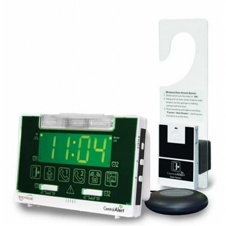 Harris Communications HC-CA360H Vibrating Alarm Clock & Receiver With Hanging Door Sensor