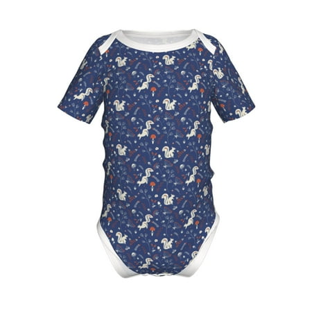 Junzan Squirrel Flower Print Short-Sleeve Baby Climbing Clothes Bodysuits for Infant One-Piece for Baby Boys & Girls Baby Clothes Baby Romper with Snap Closure-6 Months
Junzan Squirrel Flower Print Short-Sleeve Baby Climbing Clothes Bodysuits for Infant One-Piece for Baby Boys & Girls Baby Clothes Baby Romper with Snap Closure-6 Months