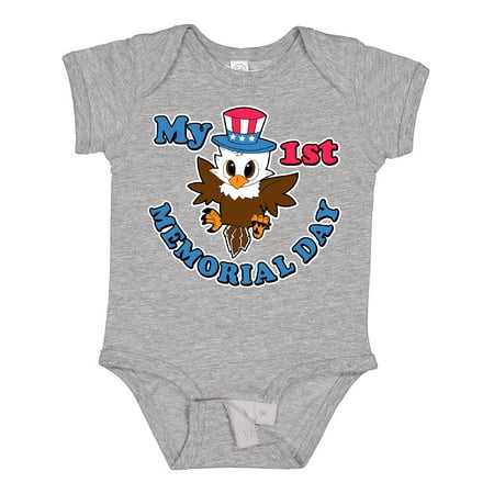 Inktastic My 1st Memorial Day with Baby Eagle Wearing Patriotic Hat Gift Baby Boy or Baby Girl Bodysuit
Inktastic My 1st Memorial Day with Baby Eagle Wearing Patriotic Hat Gift Baby Boy or Baby Girl Bodysuit