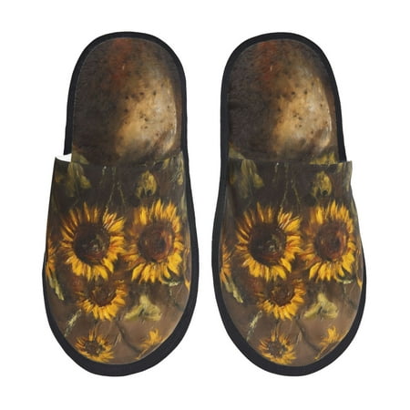 Qokaie Rustic Sunflower Bouquet Print Fuzzy Slippers for Women – Soft Plush Indoor Slippers with EVA Sole Cozy and Comfortable for Home and Travel-Medium
Qokaie Rustic Sunflower Bouquet Print Fuzzy Slippers for Women – Soft Plush Indoor Slippers with EVA Sole Cozy and Comfortable for Home and Travel-Medium