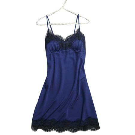 FASHIONWT Women Satin Silk Lace Dress Sleepwear Lingerie Pajamas Babydoll Nightdress
FASHIONWT Women Satin Silk Lace Dress Sleepwear Lingerie Pajamas Babydoll Nightdress