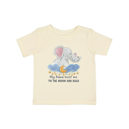 Inktastic My Nana Loves Me to the Moon and Back Elephant Family Gift Baby Boy or Baby Girl T-Shirt
Inktastic My Nana Loves Me to the Moon and Back Elephant Family Gift Baby Boy or Baby Girl T-Shirt