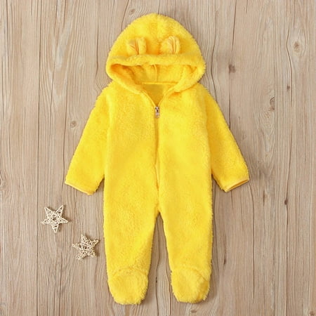 SUWHWEA Newborn Baby Boy Girls Winter Fleece Jumpsuit Solid Hooded Romper Warm Outwear 2022 Christmas Early Access 50% Deals
SUWHWEA Newborn Baby Boy Girls Winter Fleece Jumpsuit Solid Hooded Romper Warm Outwear 2022 Christmas Early Access 50% Deals