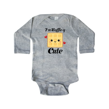 Inktastic Waffle Pun Im Waffle-y Cute Gift Baby Girl Long Sleeve Bodysuit