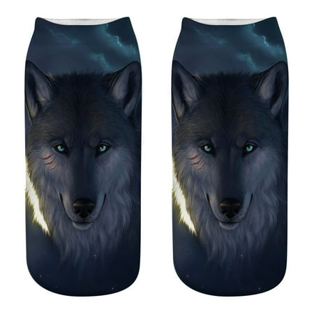 Hanas Fashion Socks Cute Casual Work Business Cotton Socks 3D Wolf Head Print Medium Sports Socks Multi-color3 One Size
Hanas Fashion Socks Cute Casual Work Business Cotton Socks 3D Wolf Head Print Medium Sports Socks Multi-color3 One Size