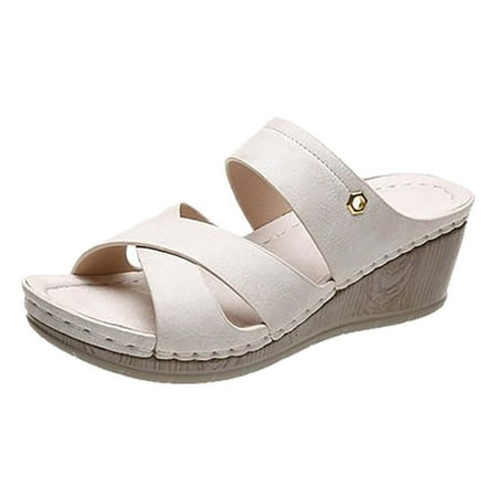 Women Summer Sandals Fashion Casual Sandals Wedge Heels Roman Ladies Sandals Classic Versatile Sandals
Women Summer Sandals Fashion Casual Sandals Wedge Heels Roman Ladies Sandals Classic Versatile Sandals