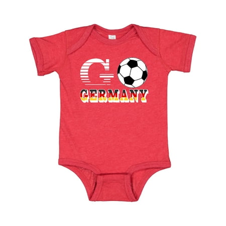 Inktastic Go Germany- Soccer Football Gift Baby Boy or Baby Girl Bodysuit