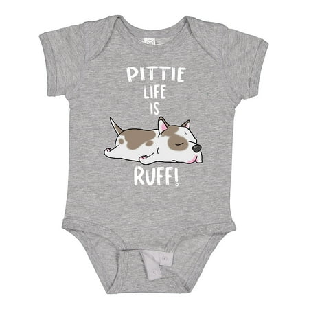 Inktastic Pittie Life is Ruff! Spotted Pit Bull Gift Baby Boy or Baby Girl Bodysuit
Inktastic Pittie Life is Ruff! Spotted Pit Bull Gift Baby Boy or Baby Girl Bodysuit