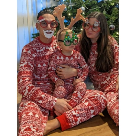 Liacowi Parent-Child Nightclothes Christmas Pajamas Cartoon Elk Tree Snowflake Printed Family Top Sleeping Trousers Baby Romper
Liacowi Parent-Child Nightclothes Christmas Pajamas Cartoon Elk Tree Snowflake Printed Family Top Sleeping Trousers Baby Romper
