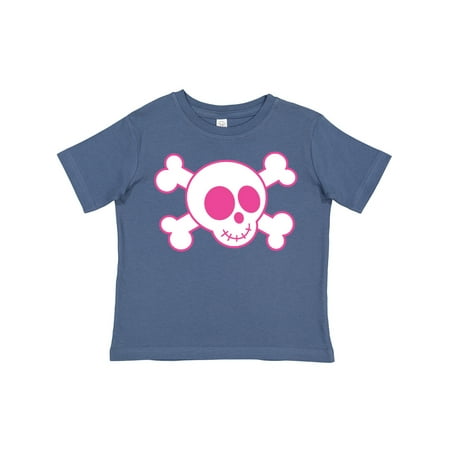 Inktastic Pink Skull Gift Toddler Toddler Girl T-Shirt