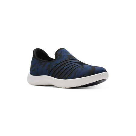 Cloudsteppers by Clarks Womens Adella Step Nylon Flats Slip-On Sneakers