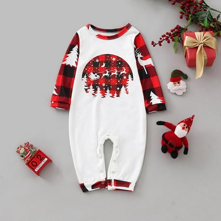 Family Christmas Pajamas Pjs Plaid Long Sleeve Tops and Pants Holiday Sleepwear Matching Pjs for Adults Kids Red 9
Family Christmas Pajamas Pjs Plaid Long Sleeve Tops and Pants Holiday Sleepwear Matching Pjs for Adults Kids Red 9