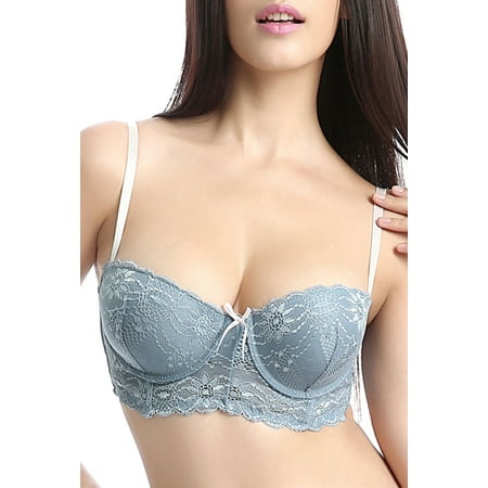 phistic Women s Lace Push Up Bra