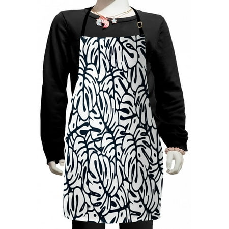 Leaves Kids Apron Tropical Illustration of Monochrome Style Exotic Monstera Art Print Boys Girls Apron Bib with Adjustable Ties for Cooking Baking Painting Dark Night Blue and White by Ambesonne
Leaves Kids Apron Tropical Illustration of Monochrome Style Exotic Monstera Art Print Boys Girls Apron Bib with Adjustable Ties for Cooking Baking Painting Dark Night Blue and White by Ambesonne