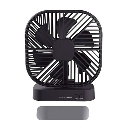 

Clearance Items! WQQZJJ Household Essentials Magnetic USB Fan USB Or AA Battery Powered Desk Fan With 3 Speed Timing Function Fans For Home Bedroom