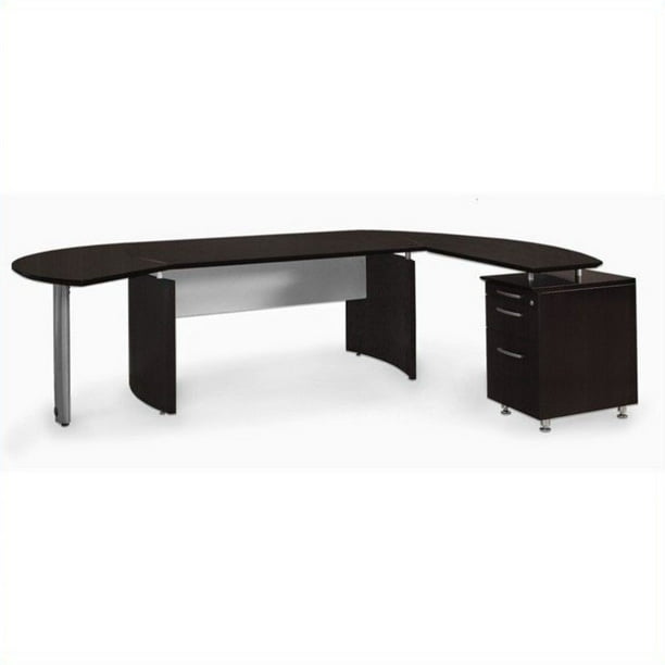 Mayline Medina Series - Office Suite 4 in Mocha