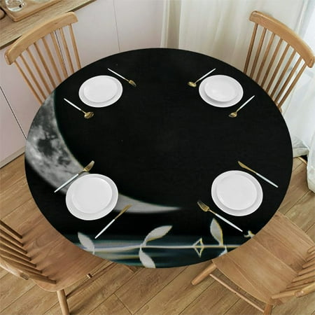 HAOXIT Round Striped Swirl Waterproof Wipeable Table Cloth Cover Table Pad Cover for Dining Room Fitted Table 38-42
HAOXIT Round Striped Swirl Waterproof Wipeable Table Cloth Cover Table Pad Cover for Dining Room Fitted Table 38-42